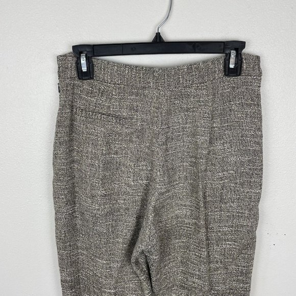 Rachel Comey Westside Pleated Linen Cuff Pants Size 2 Tweed Pockets Side Zip - Picture 8 of 11